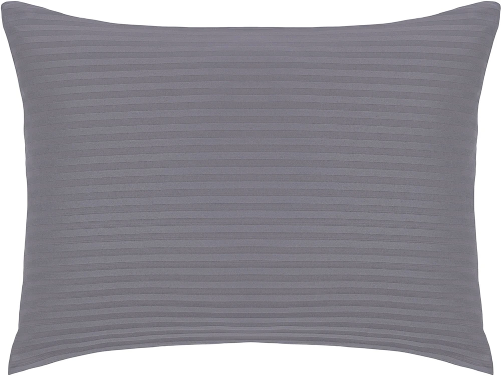 Patalynės komplektas Domoletti lovos užvalkalų komplektas dryžuotas pilkas satinas 160x200
