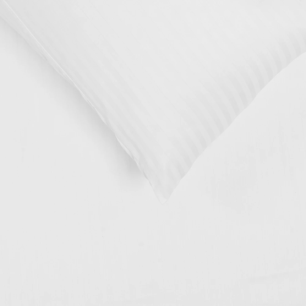Patalynės komplektas Domoletti BED COV SET STRIPED SATEEN Baltas 160X200