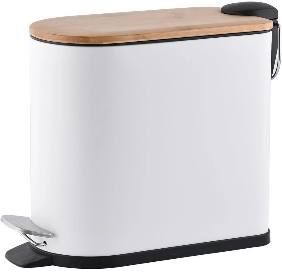 Šiukšliadėžė Domoletti BIN D SHAPE 5L WITH PEDAL T-T2105MB