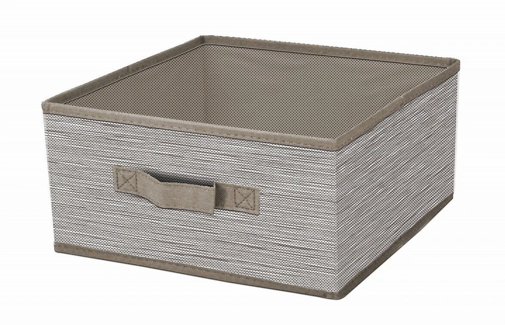 Domoletti BOXSTORAGE 4 GRID 30X30X10CM BEIGE TEXT
