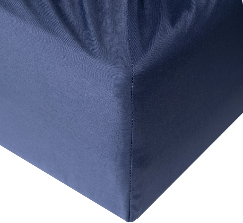 Domoletti FITTED SHEET SATEEN 90X200+25 NAVY