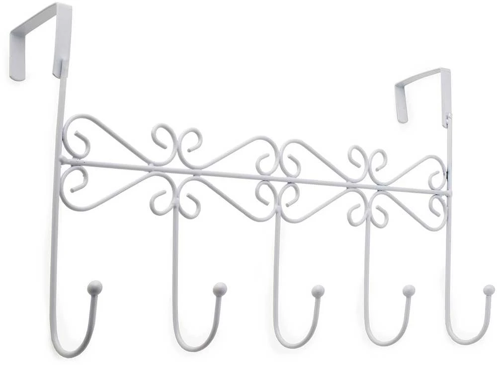 Domoletti HANGER 5 HOOKS D5 2-C1039.17 Baltas