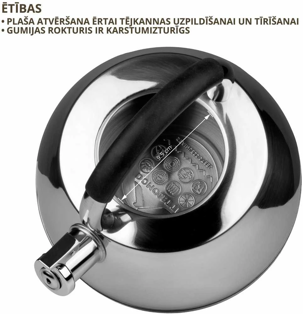 Domoletti arbatinukas su plačia anga