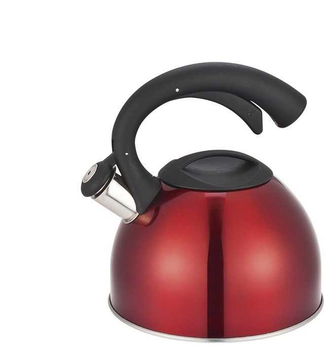 Domoletti Nerūdijančio plieno arbatinukas, CWT022 raudonas, 3l.