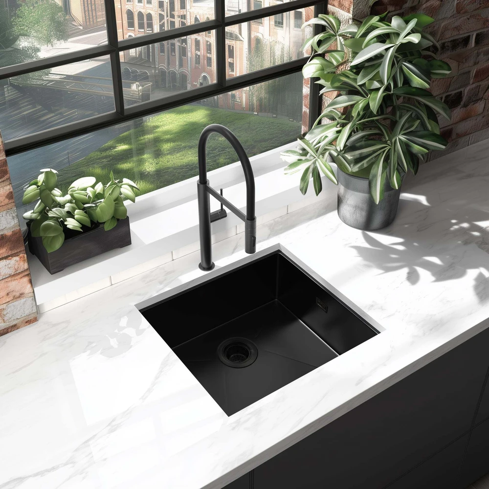 Virtuvinis maišytuvas Domoletti KITCH FAUC MULTIFUNCTIONAL MATTE Juodas