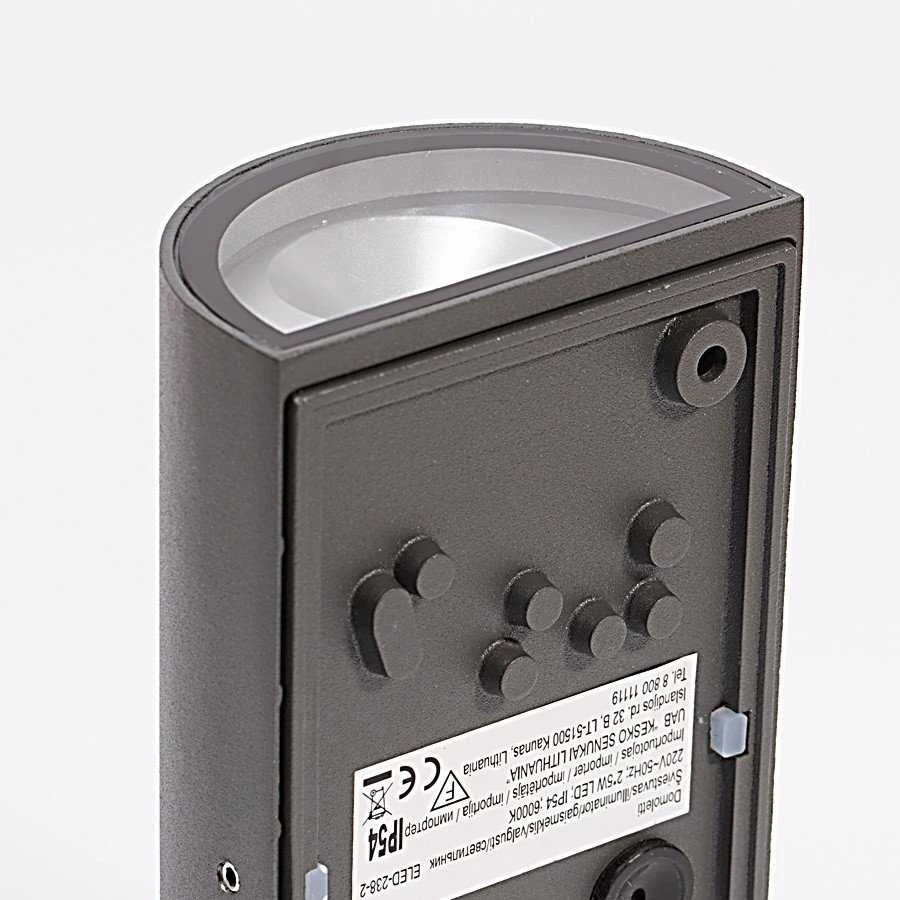 Sieninis šviestuvas Tvirtinamas šviestuvas Domoletti ELED-238-2, 2X5W, LED