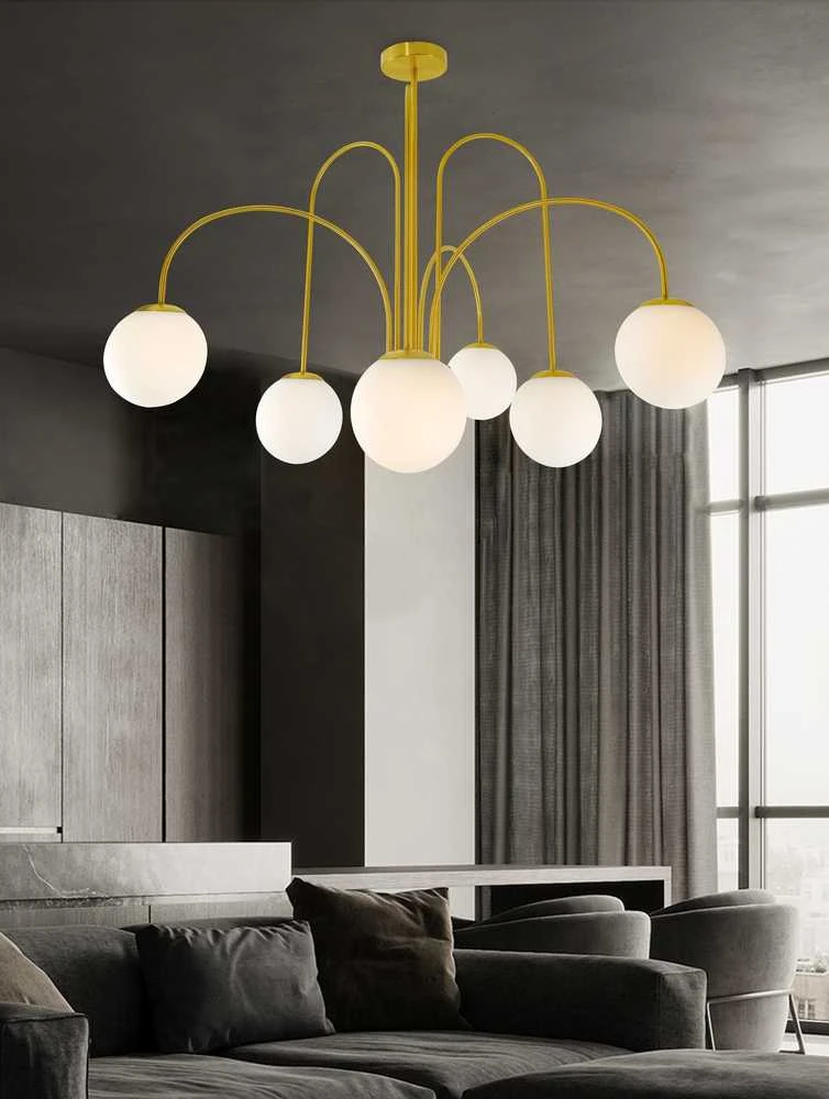 Pakabinamas šviestuvas Carruzzo Pendant light KAFF 6XE27 auksinis