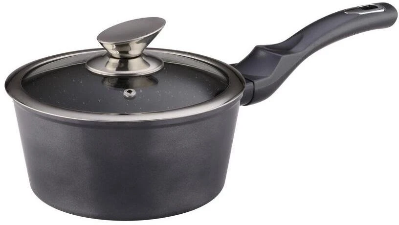 Puodas DOMOLETTI Pilkas METALLIC, 18 cm, 1,6 l