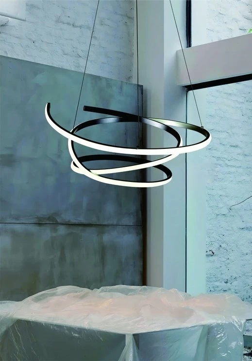 Pakabinamas šviestuvas Carruzzo PENDANT LED LIGHT SIBIU 42W 4000K Juodas