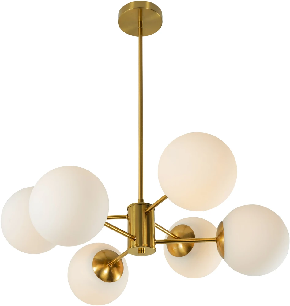 Pakabinamas šviestuvas Carruzzo PENDANT LIGHT RAILE 6XE27 GOLD