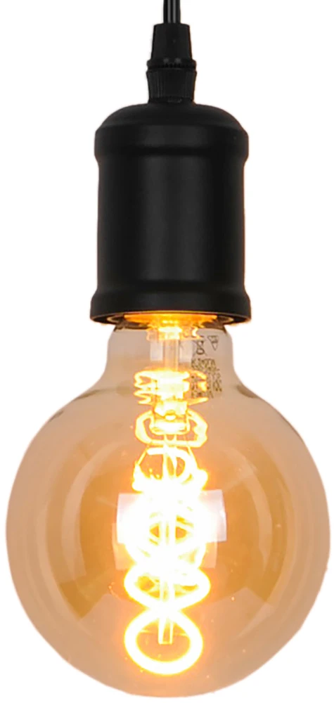 Pakabinamas šviestuvas Šviestuvas lubų Domoletti Tau P16174 BLK, 25 W, E27