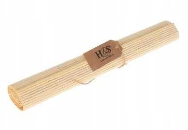 None Nežinomas Bambukinis stalo kilimėlis, įvairių spalvų, 450×300 mm