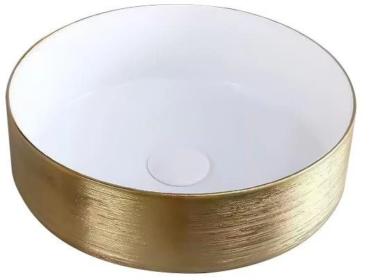Umywalka Domoletti WASHBASIN COUNTERTOP ACB8003 GOLD/Baltas