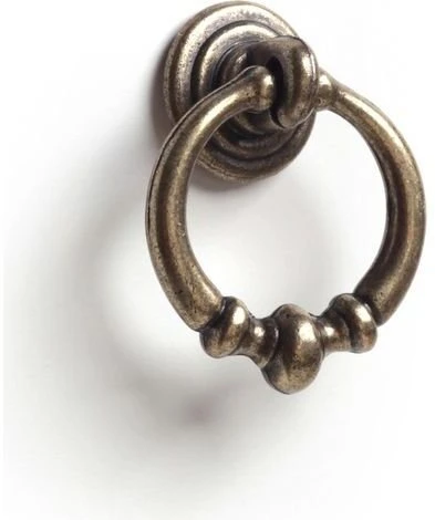 REI Domoletti Ring Knob 34mm Antique Brass.2pcs