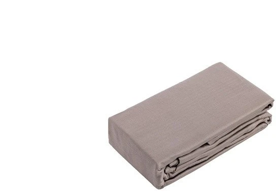 Domoletti FITTED SHEET SATEEN 90X200+25 TAUPE