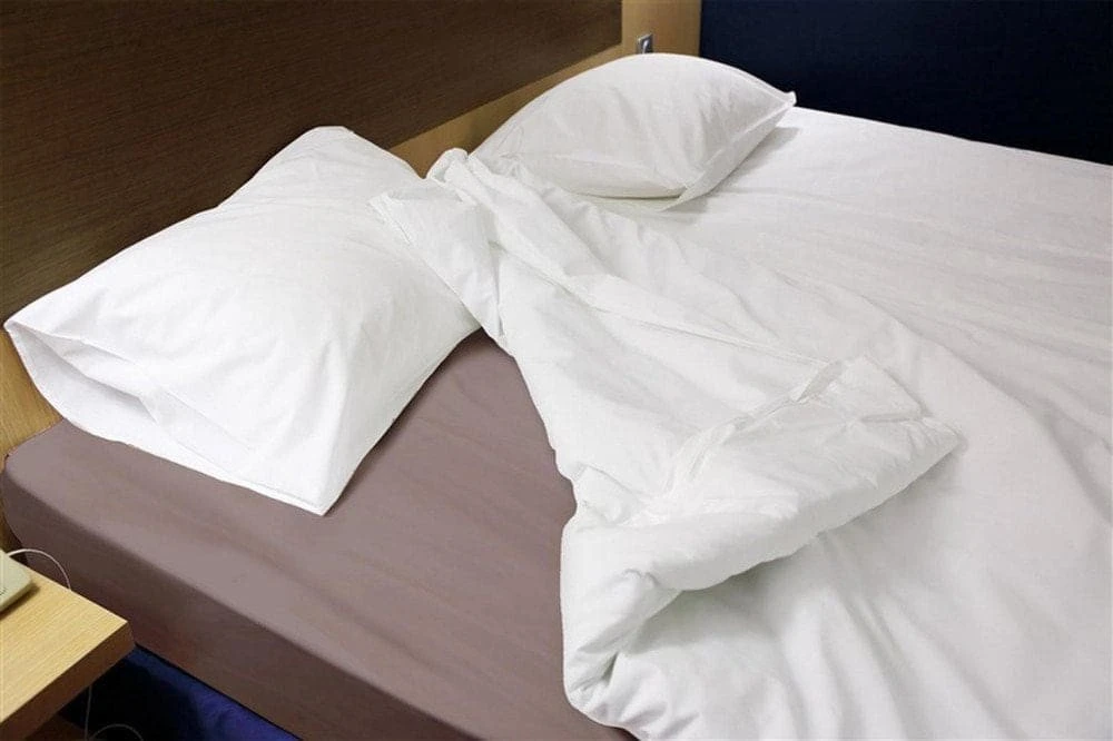 Domoletti FITTED SHEET SATEEN 90X200+25 TAUPE