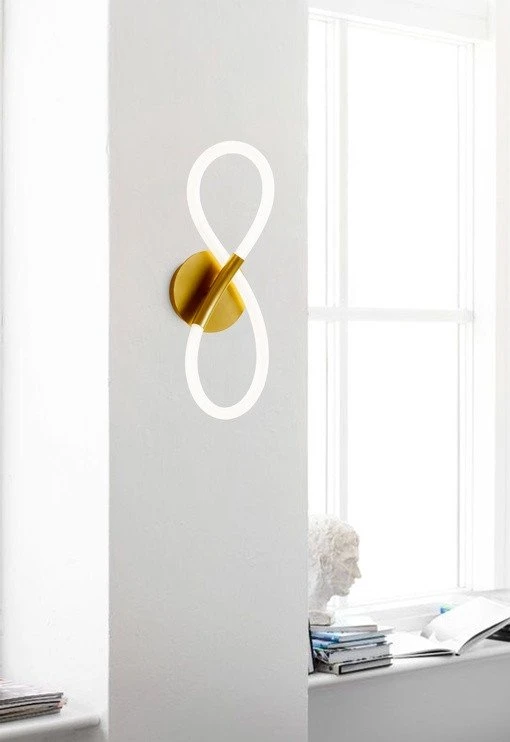 Sieninis šviestuvas Kinkiet Domoletti WALL LED LIGHT TIGRIS 4000K GOLD
