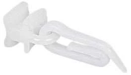 Domoletti SLIDER W A HOOK PLASTIC Baltas 30