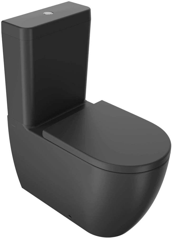 Masterjero Rinkinys kompaktowy WC Domoletti TOILET ARC WITH TANK Juodas Matinis