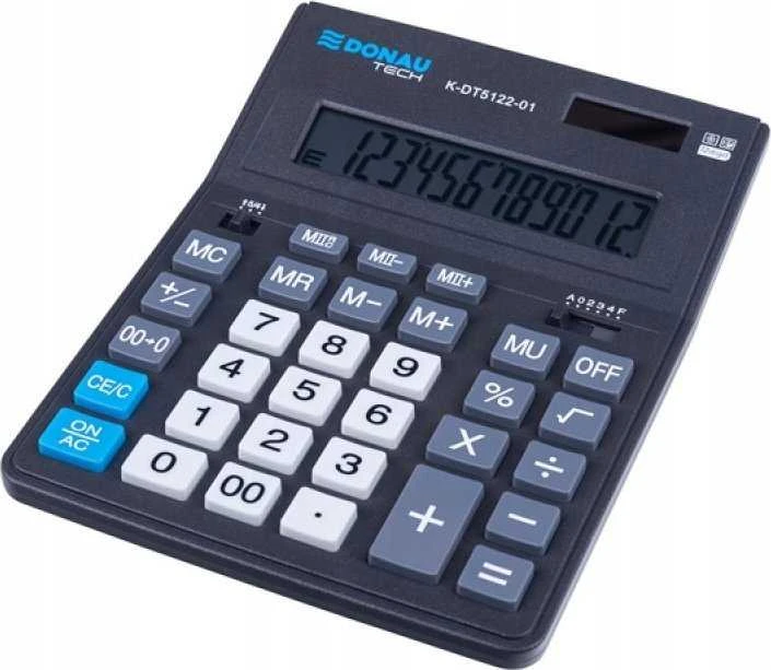 DONAU K-DT5122-01 skaičiuotuvas su dideliu ekranu