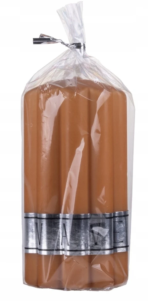 Donau Home Banguota gofruota kolonėlė, 70x130 mm, karamelės spalvos