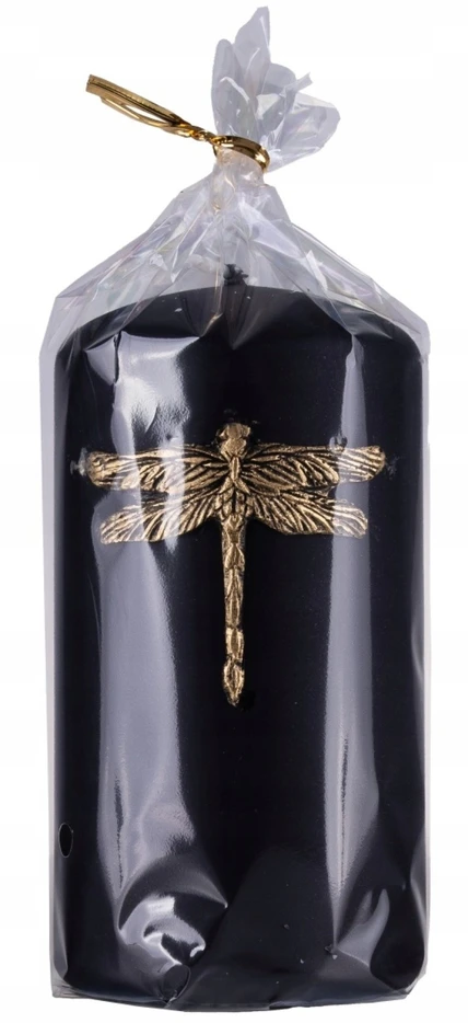 Donau Home „Dragonfly“ formos žvakė, 70 x 130 mm, juoda
