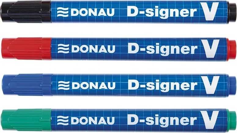 Donau Žymeklis permanentinis juodas V