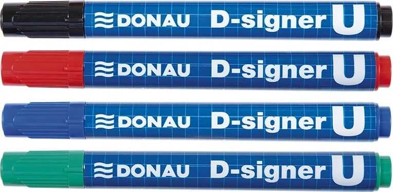 Donau Žymeklis permanentinis juodas U