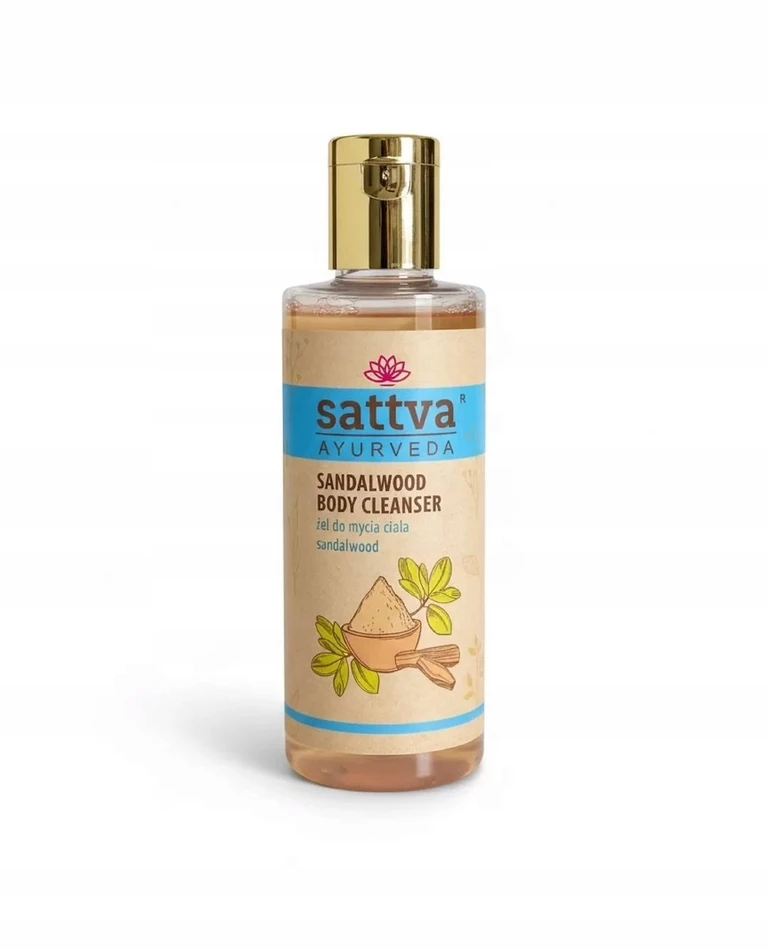 Done Sports Bodycare Sattva Kūno valiklis Sandalmedžio prausimosi gelis 210 ml