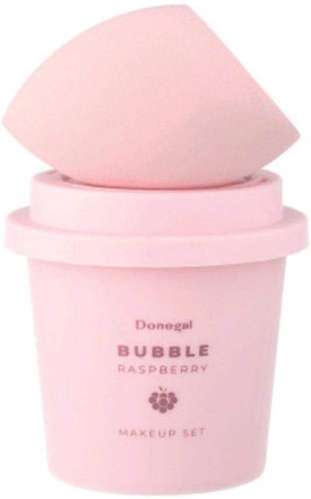 Donegal Bubble Raspberry gąbka do makijażu + etui 4367