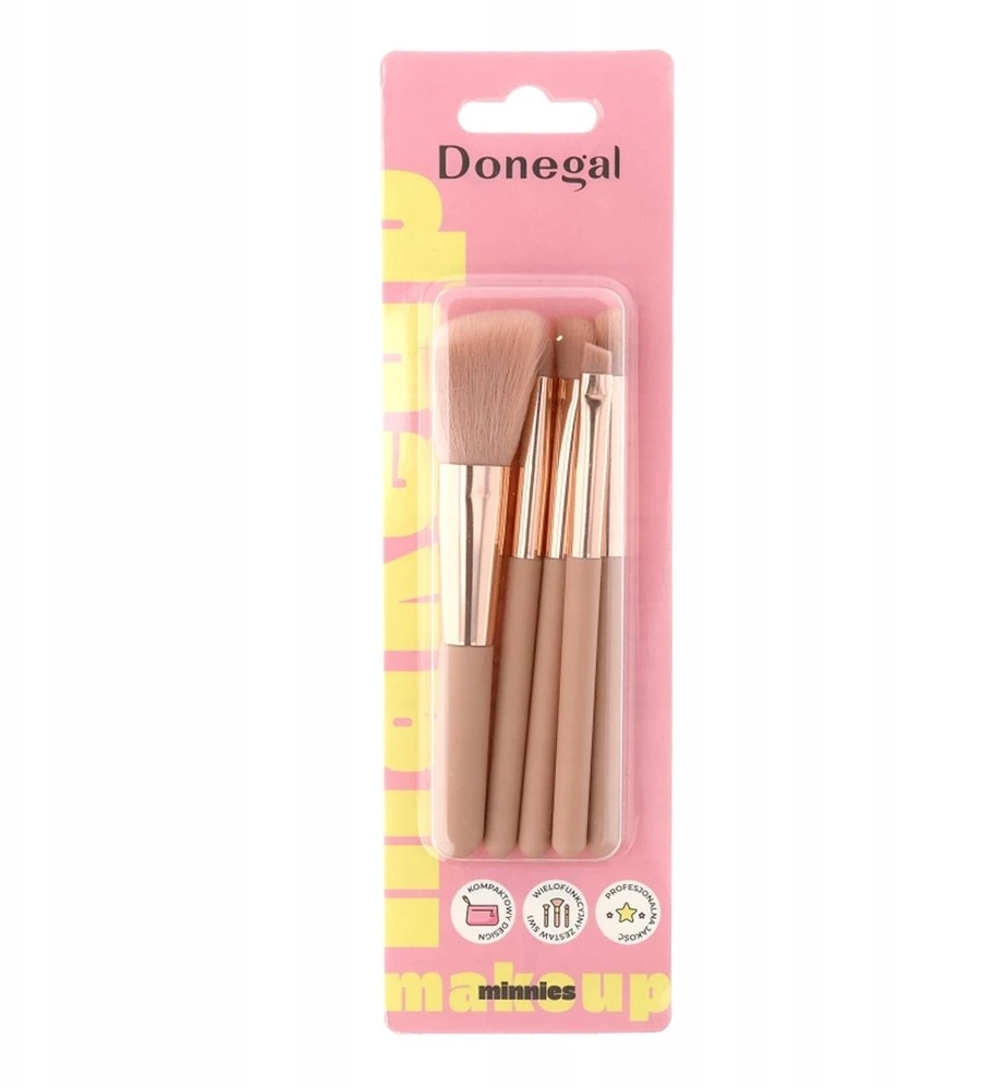 Donegalo „Minnies“ mini makiažo šepetėlių rinkinys, 5 vnt.