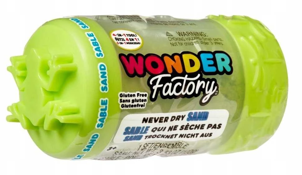 WONDER FACTORY NEVER DRY Kinetinis smėlis, 1 vnt.