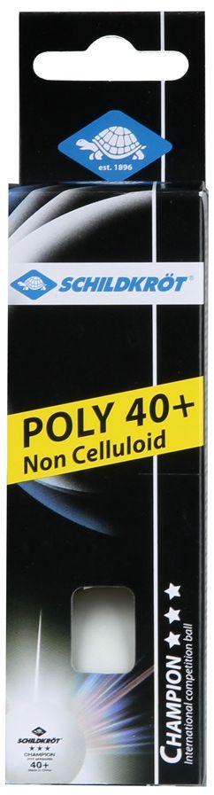 Stalo Teniso Kamuoliukai Donic Champion 40 3vnt Balta 608540