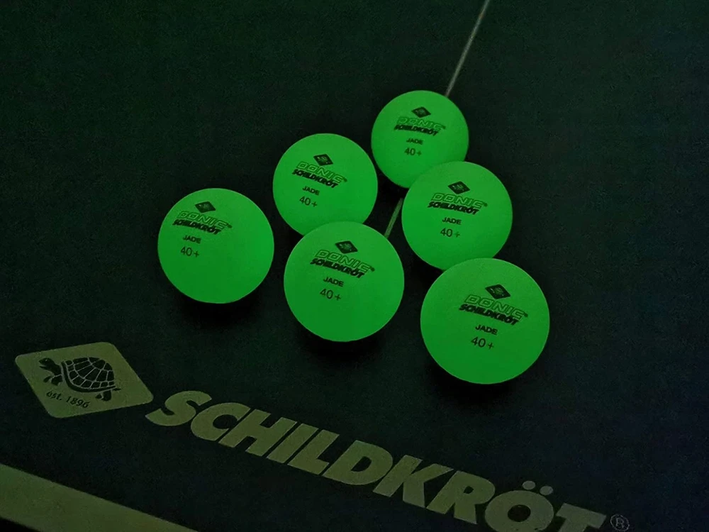 Donic DONIC SCHILDKRÖT PIMPONG BALLS ELITE POLY 40+ 6vnt. oranžinė/baltas
