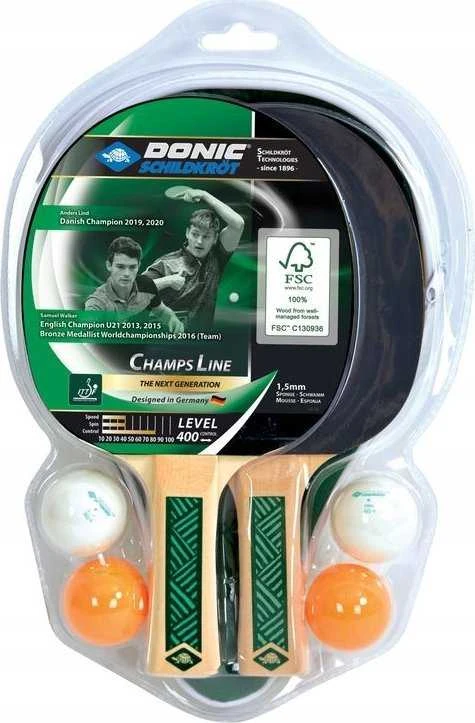 Schildkröt Donic DS SET. CHAMPS Line 400 COVER rinkinys,