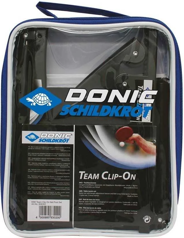 Stalo teniso laikiklis su tinkleliu Donic Team Clip On