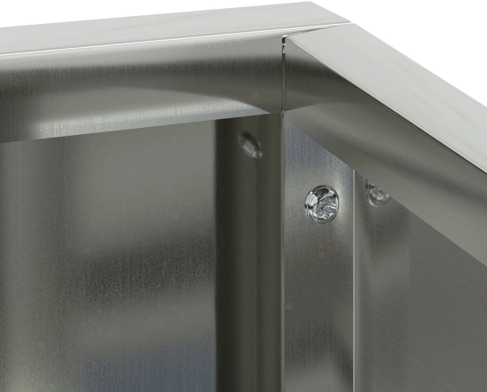 Sodo vazonas Sidabrinė 80 x 80 x 50 cm Galvanizuotas plienas