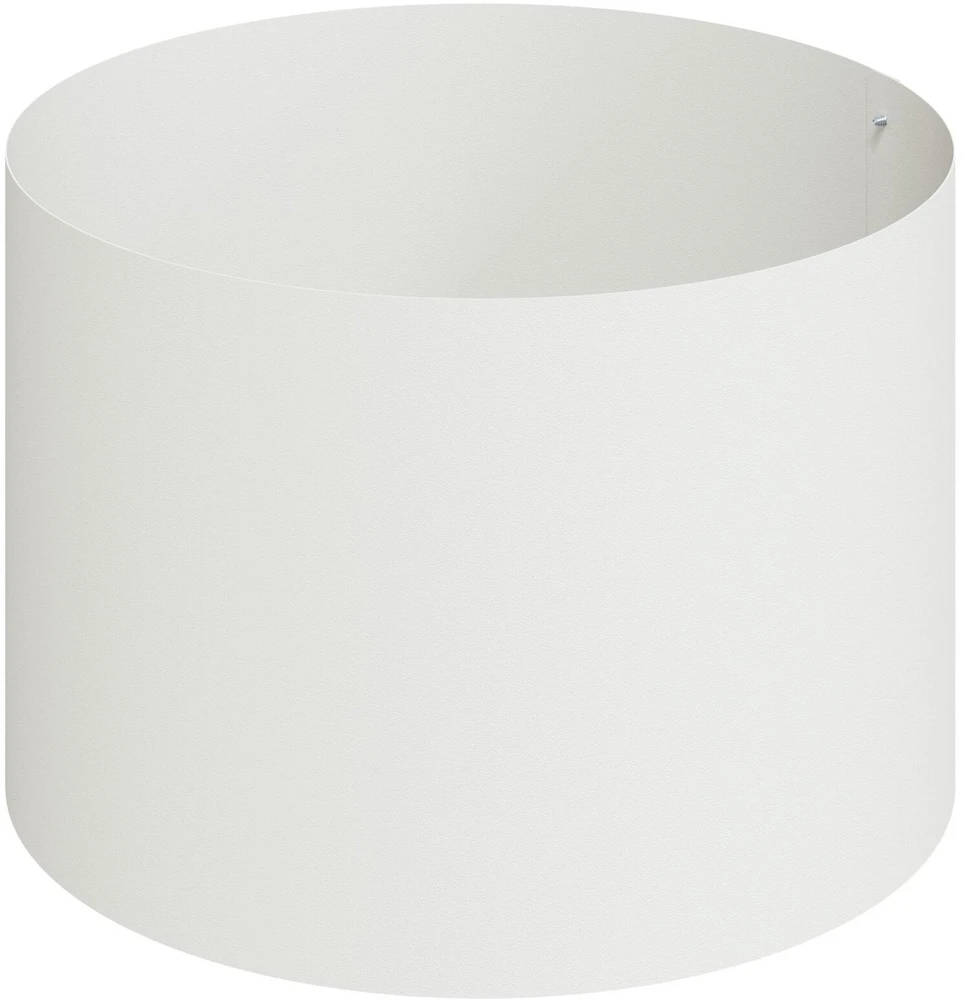 Sodo vazonas Balta 90 x 90 x 20 cm Šaltai valcuotas plienas