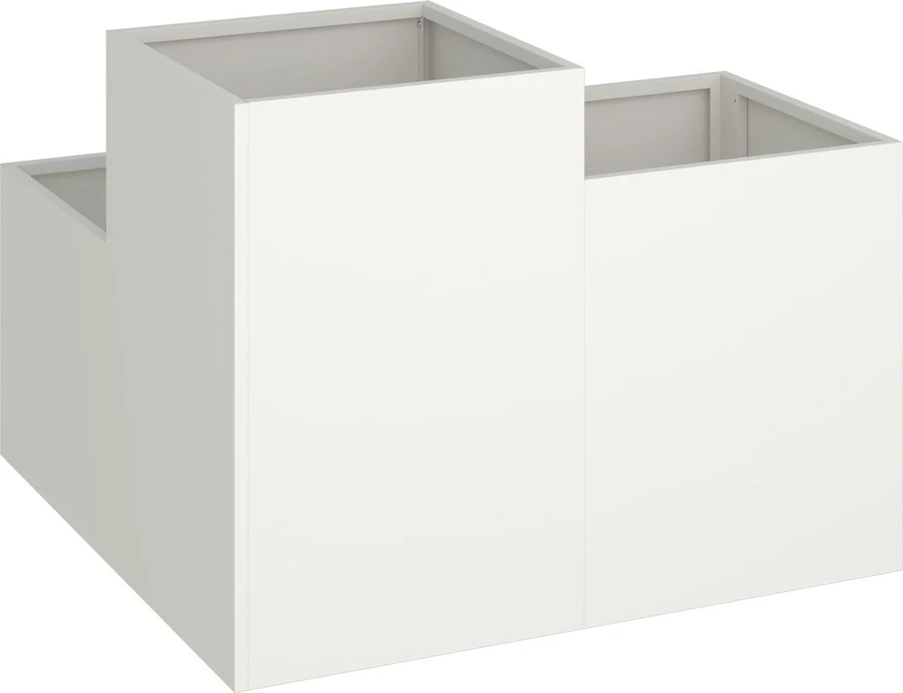 Sodo vazonas Balta 80 x 80 x 60 cm Plienas