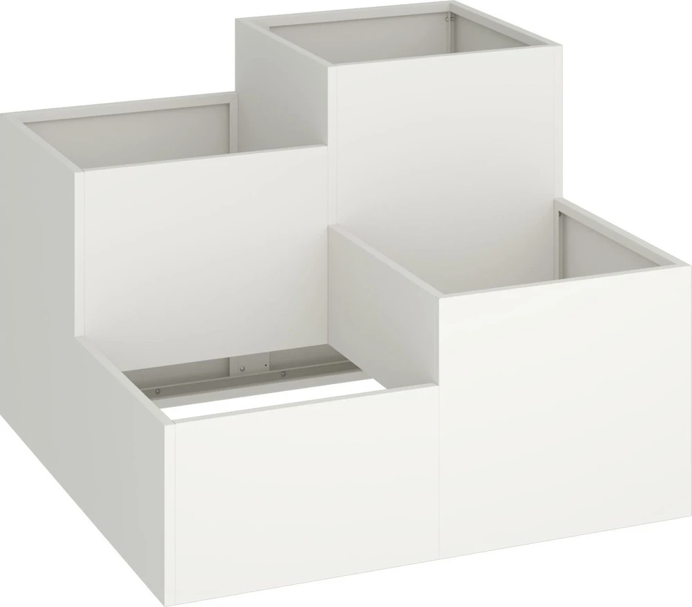 Sodo vazonas Balta 80 x 80 x 60 cm Plienas