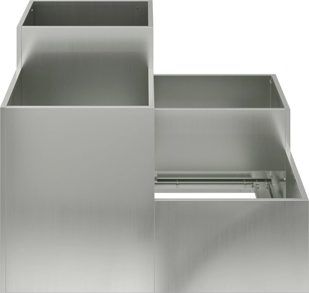 Sodo vazonas Sidabro 100 x 100 x 60 cm Galvanizuotas plienas
