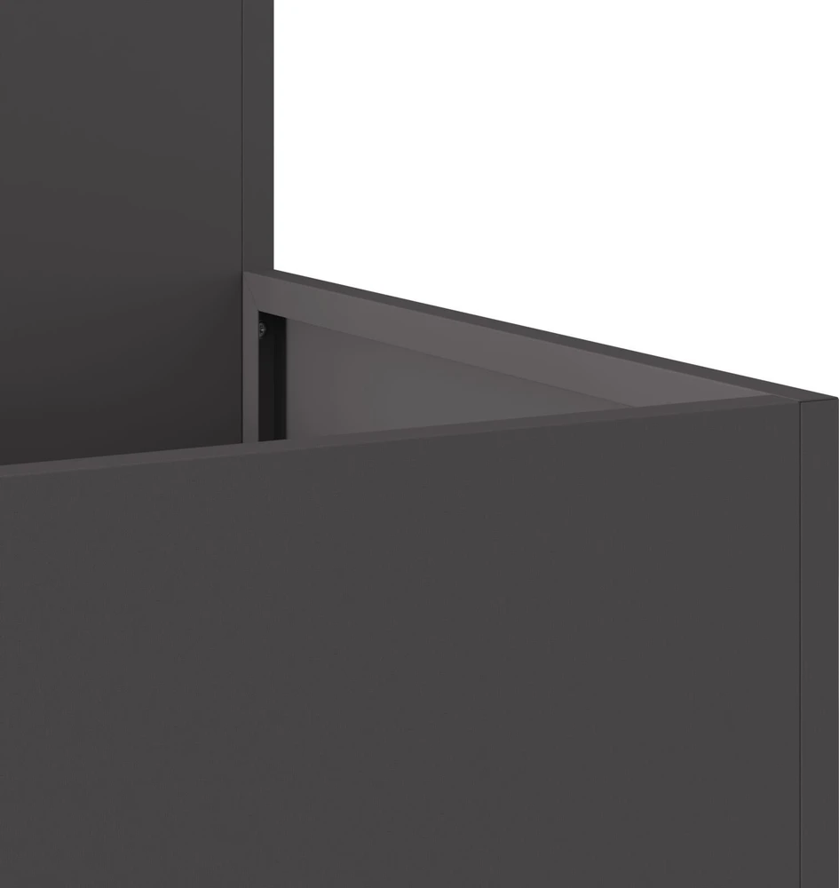 Sodo vazonas Juoda 80 x 80 x 48 cm Plienas