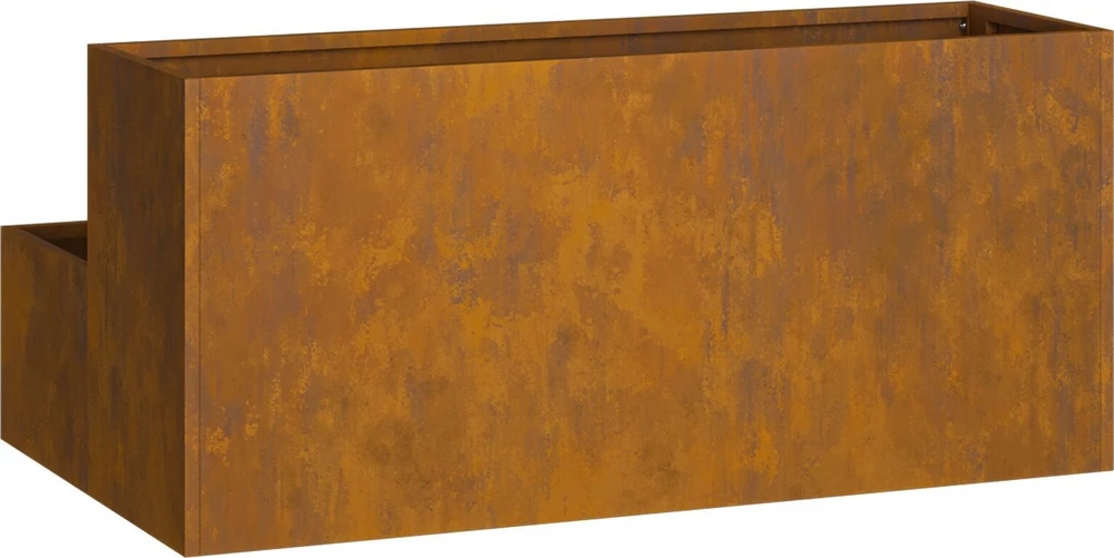 Sodo vazonas Rūdijanti 100 x 60 x 45 cm