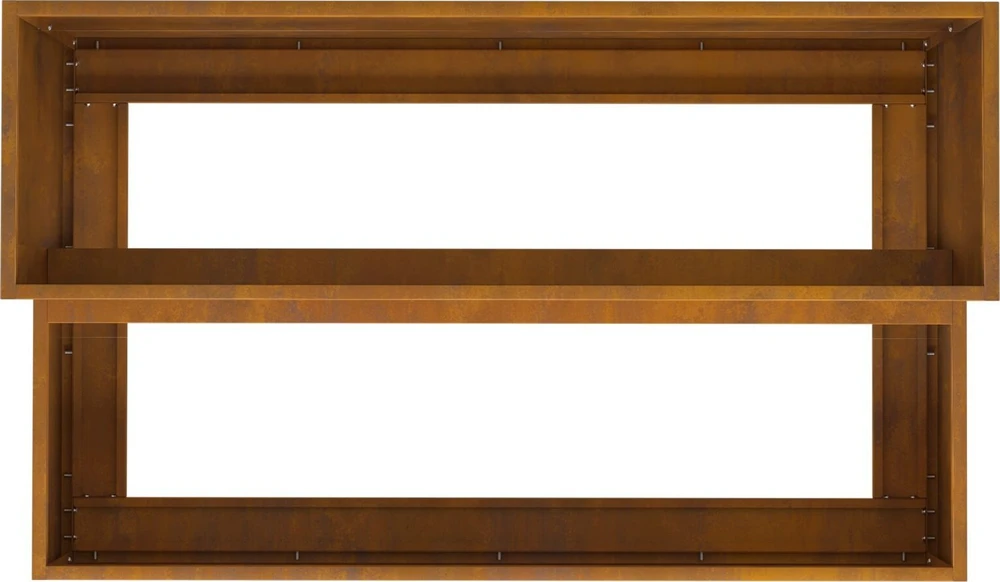 Sodo vazonas Rūdijanti 100 x 60 x 45 cm