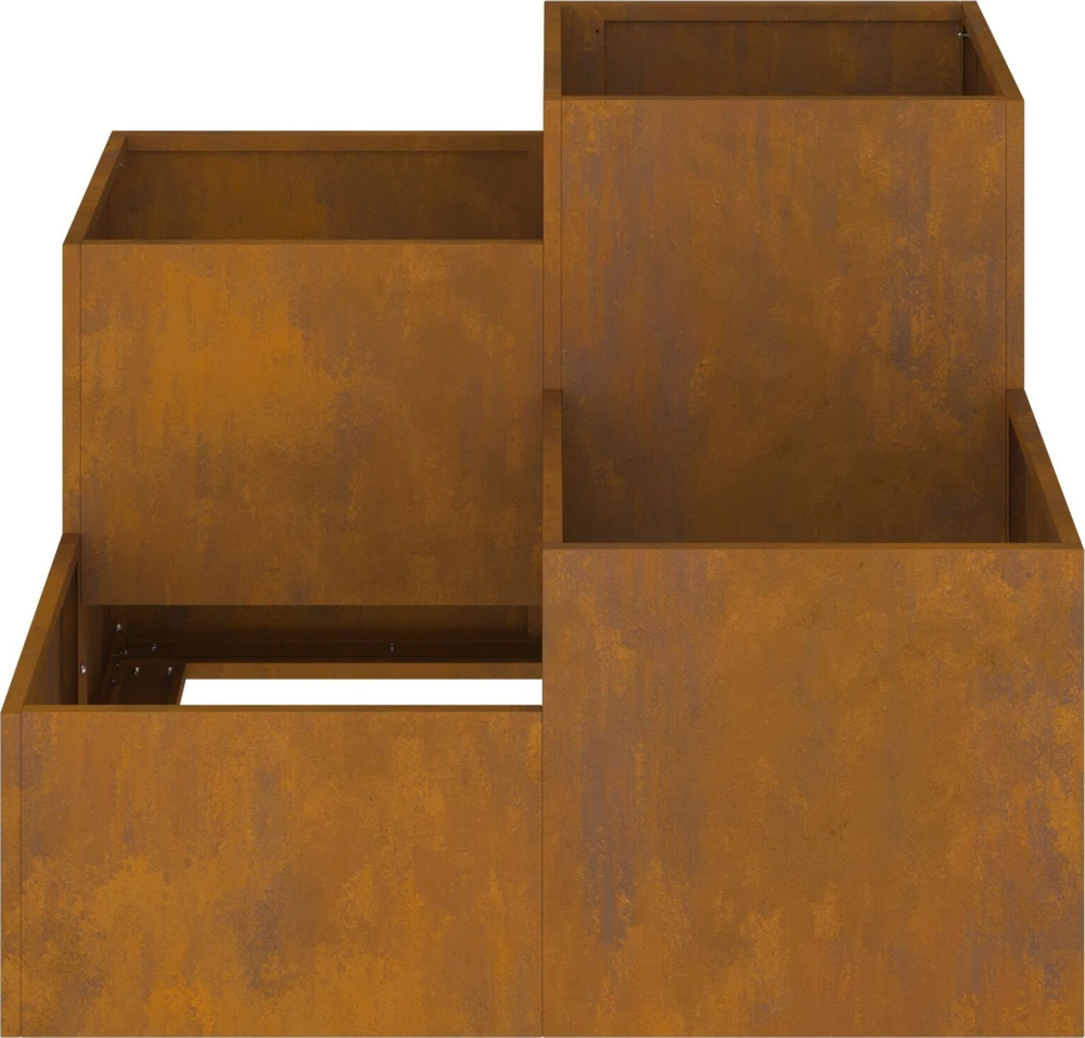 Sodo vazonas Rūdijanti 80 x 80 x 60 cm