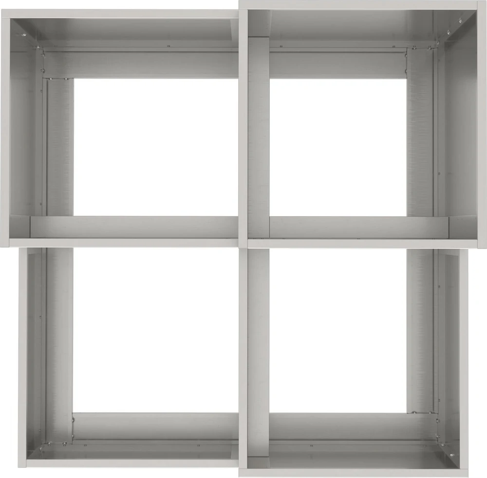 Sodo vazonas Sidabro 80 x 80 x 60 cm Nerūdijantis plienas