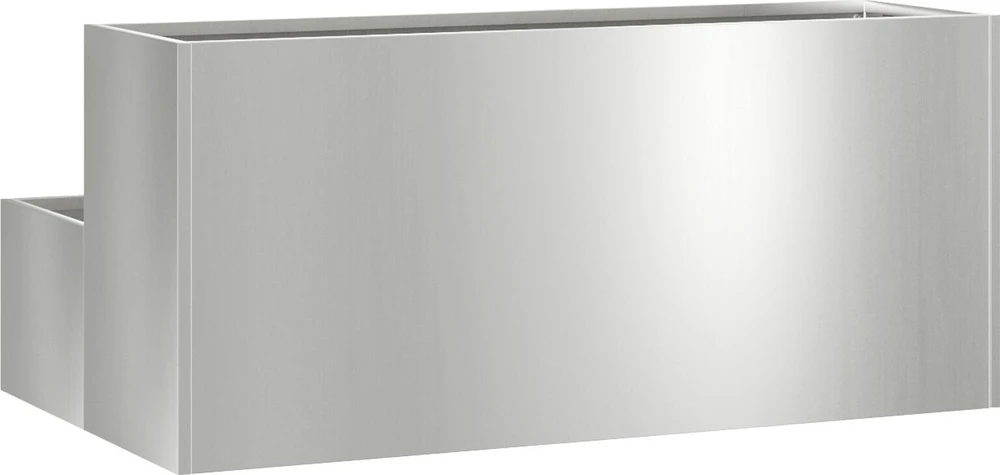 Sodo vazonas Sidabro 100 x 60 x 45 cm Cinkuota plienas