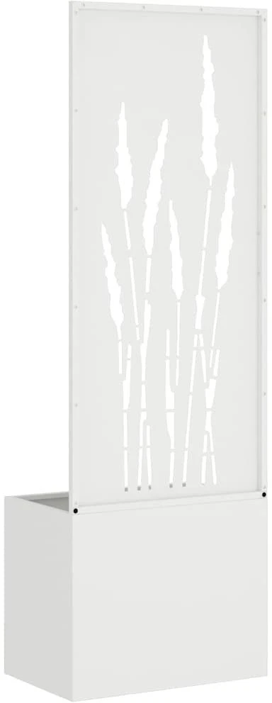 Sodo privatumo ekranas „Fretwork“ Balta 50 x 32 x 150 cm