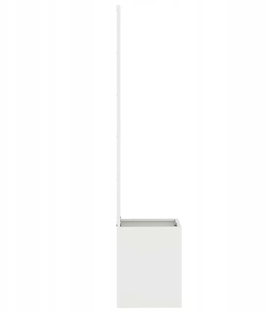 Sodo privatumo ekranas „Fretwork“ Balta 32 x 32 x 150 cm