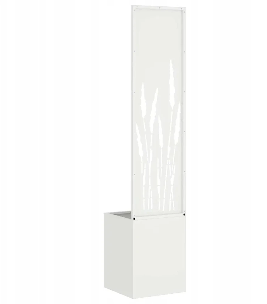 Sodo privatumo ekranas „Fretwork“ Balta 32 x 32 x 150 cm
